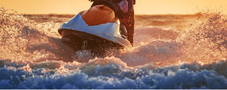 Jetskiing